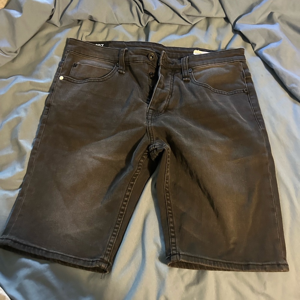 CRISTIANO RONALDO (CR7) Dark Grey Denim Shorts